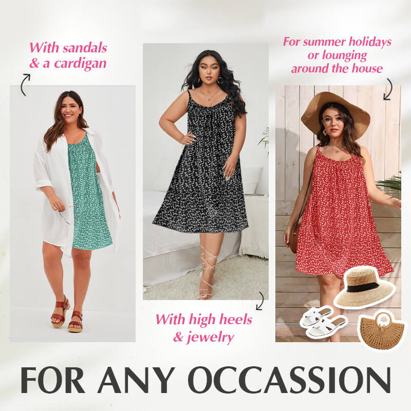 🔥Hot Sale 60 %OFF🔥loral Printed Camisole Dress
