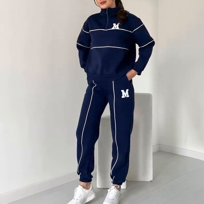 Casual Line Sweatshirt 2-Piece Set