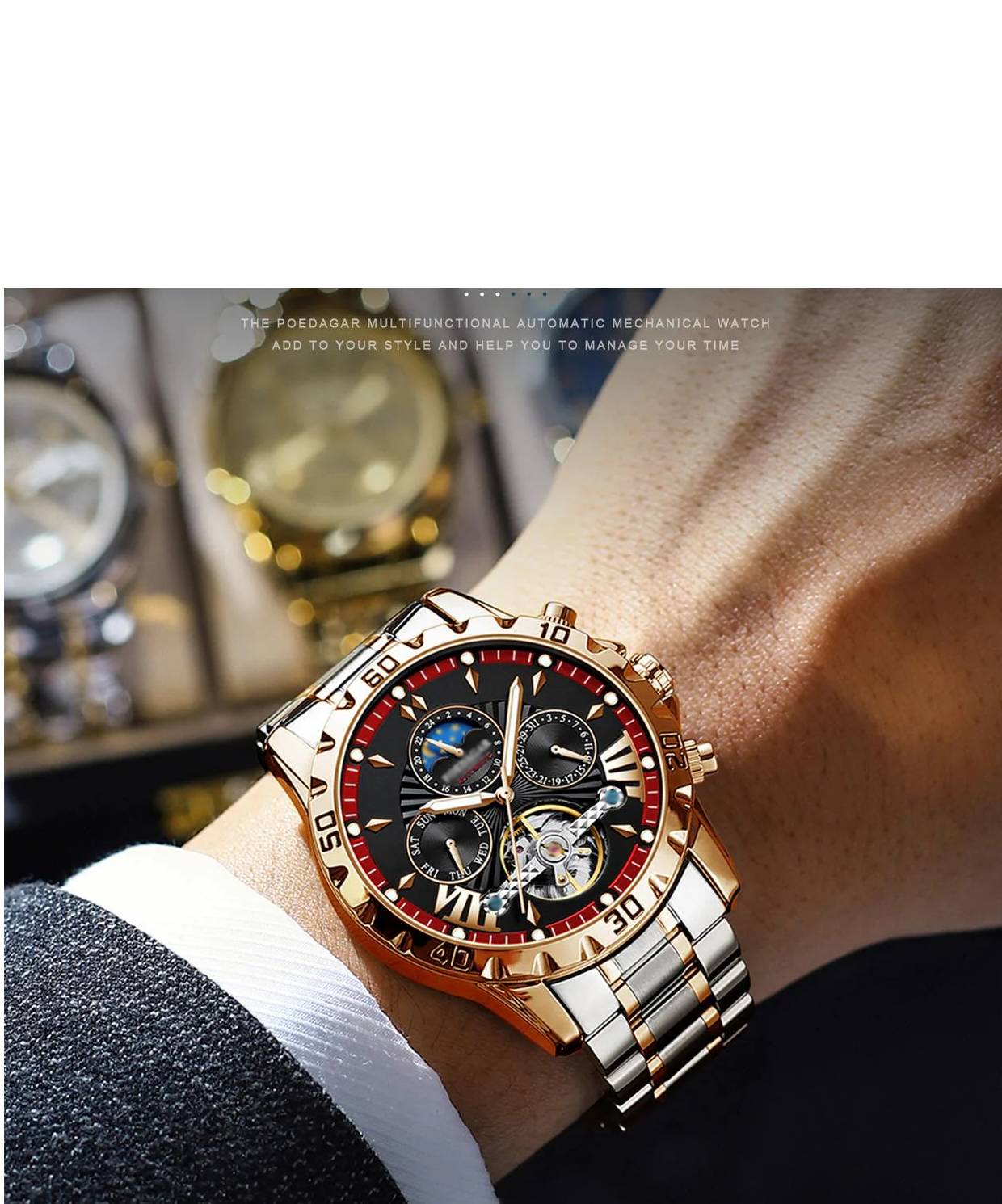 š„Swiss Brand New Waterproof Automatic Mechanical Watches