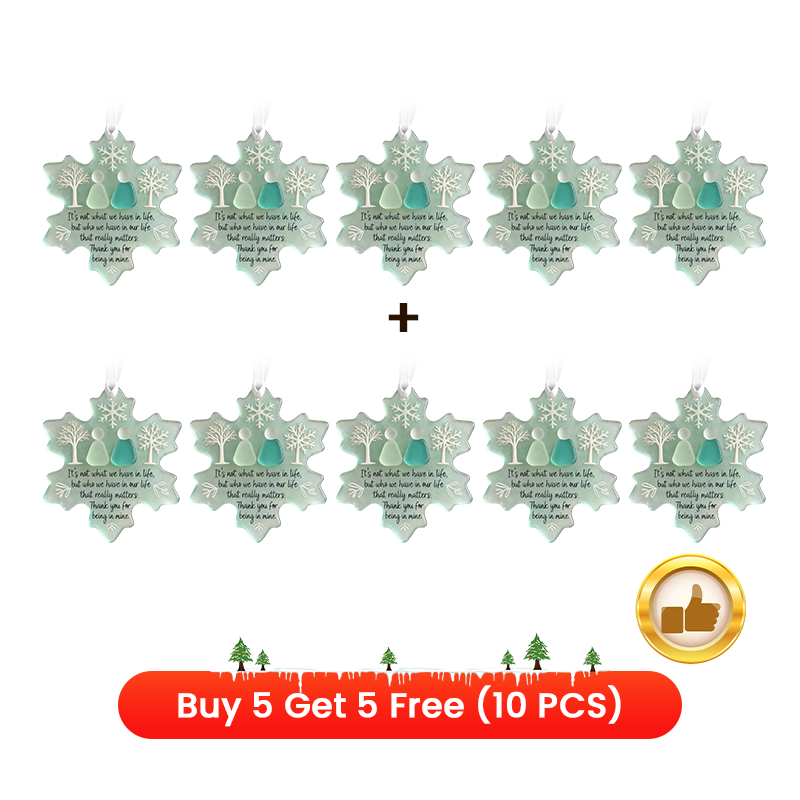 🌊Snowflake-Shaped Sea Glass Friendship Decor❄✨ Shaped by Nature & Crafted by Hand!