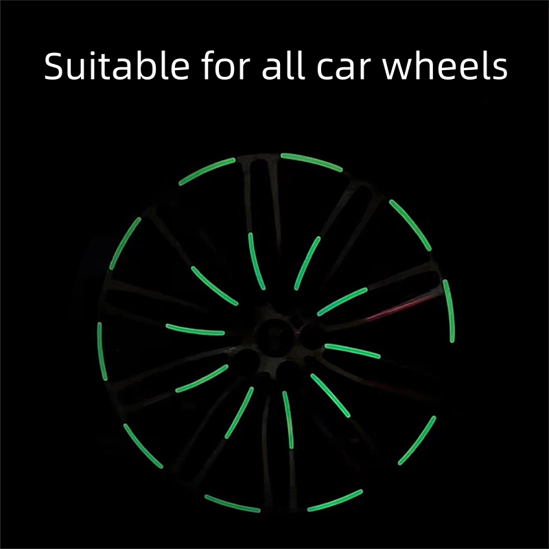 🔥2026 Hot sale 50% OFF🔥Popular Fluorescent Car Wheel Hub Tag