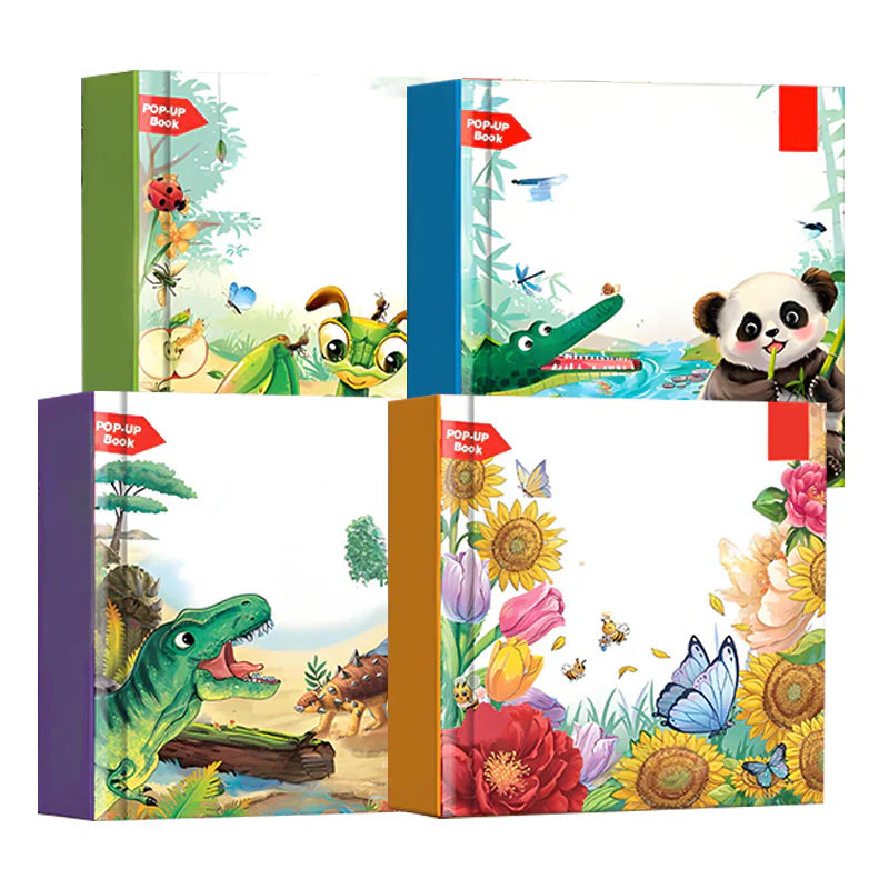 ✨【Kids' Animal-Themed Pop-Up Books】✨