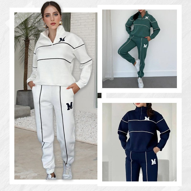 Casual Line Sweatshirt 2-Piece Set