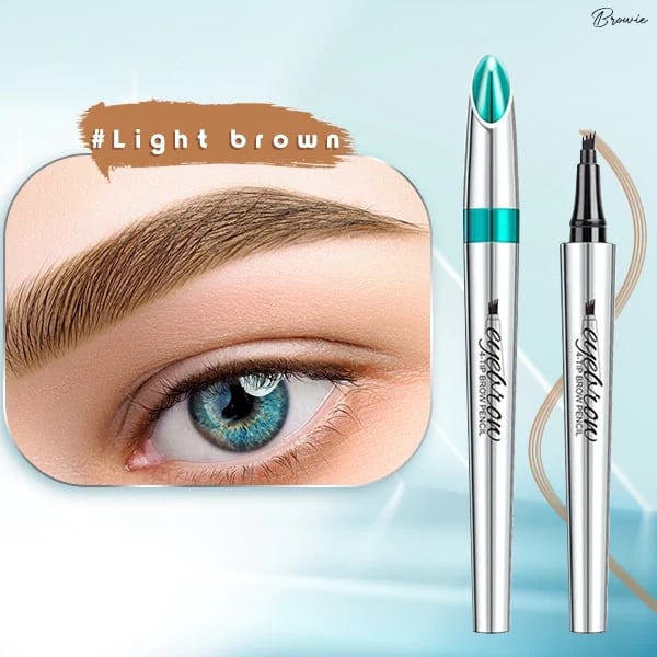 🎉High Quality 3D Waterproof Microblading Eyebrow Pen 4 Fork Tip Tattoo Pencil