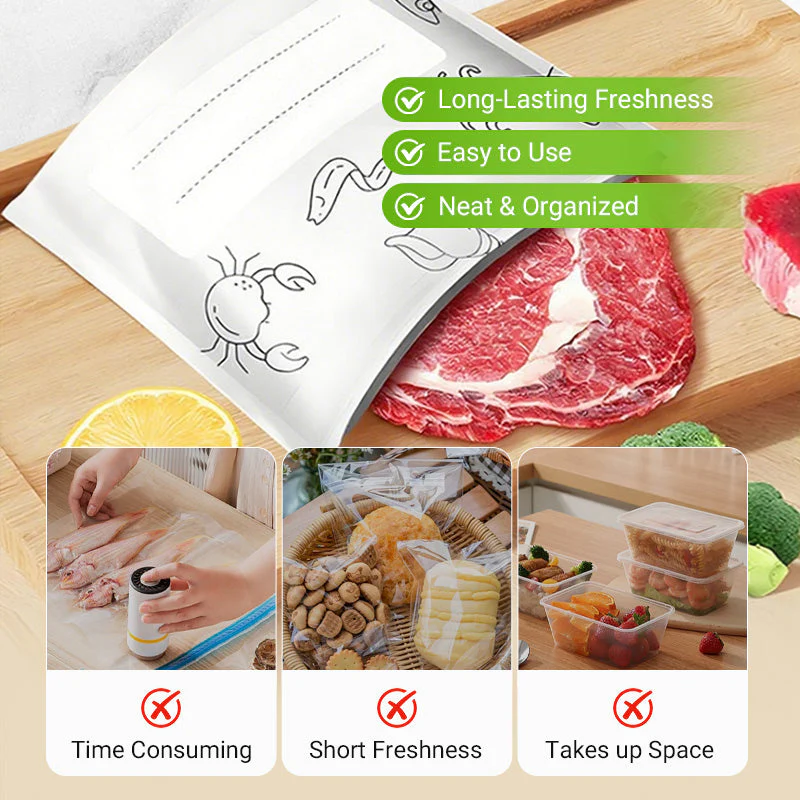 ♻️Reusable Aluminum Foil Sealable Storage Bags✨