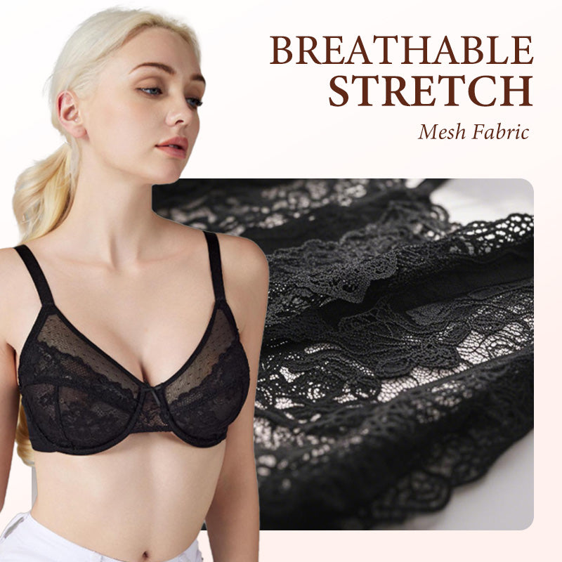 ā³Limited time 50% discountš„Minimal lace bra with full coverage
