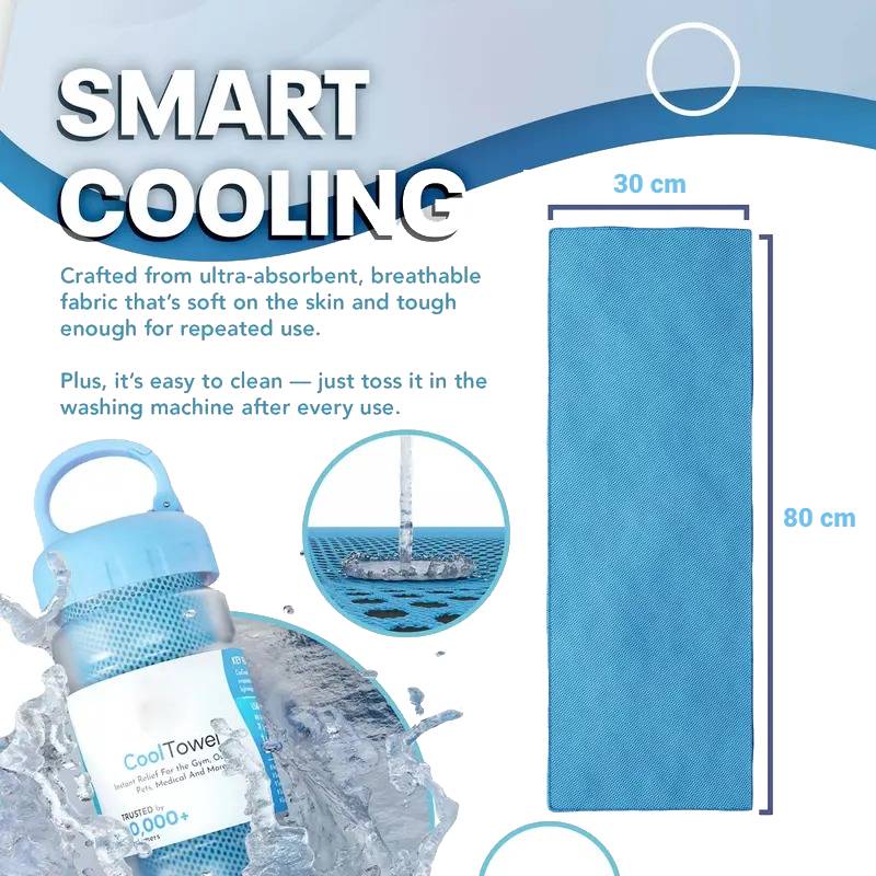🎉Buy 3 Get 2 Free-Limited Sale🔥Cold Sweat Towel You Can Use Anywhere, Anytime! Reusable Soft Absorbent Cooling Portable