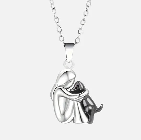 Necklace with "Embrace" Pendant