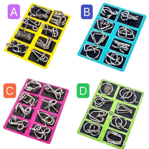 Educational intellectual Toys IQ Toys,Metal Brain teaser Puzzles