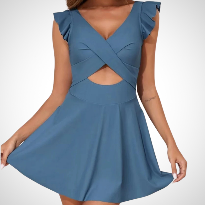 👙2025 Vacation Hot Sale 50%🩱Ruffle Wrap Swimsuit
