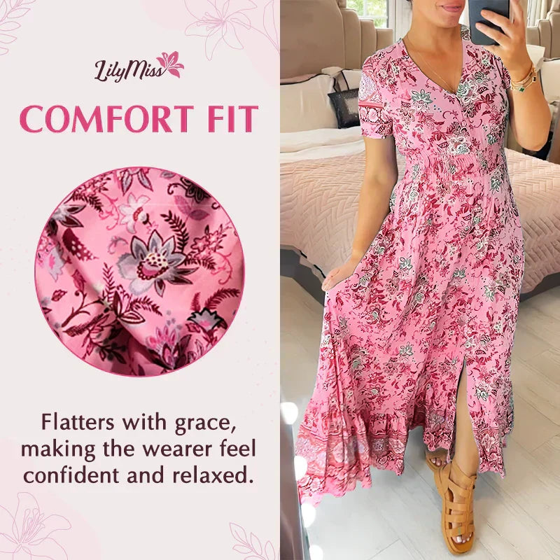 🌸Big price reduction!🌸Floral Print V-neck Dress