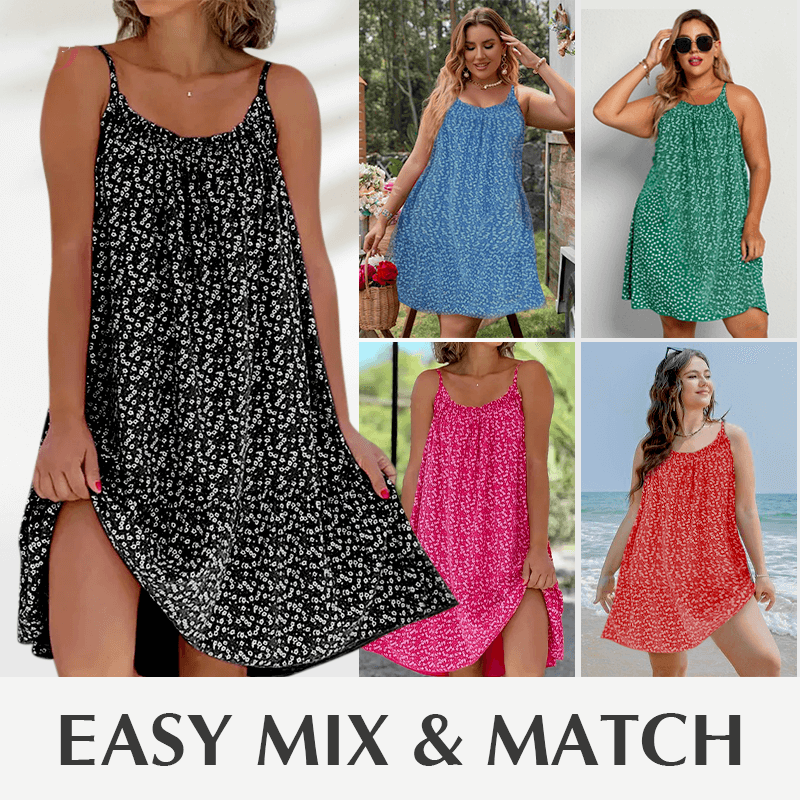 🔥Hot Sale 60 %OFF🔥loral Printed Camisole Dress
