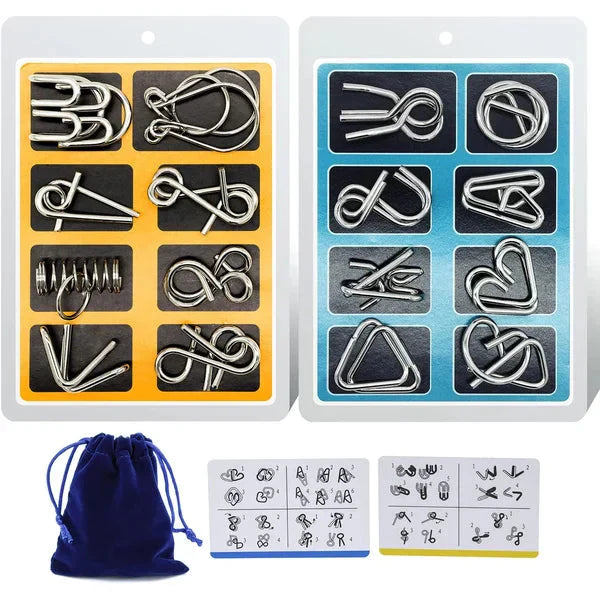 Educational intellectual Toys IQ Toys,Metal Brain teaser Puzzles