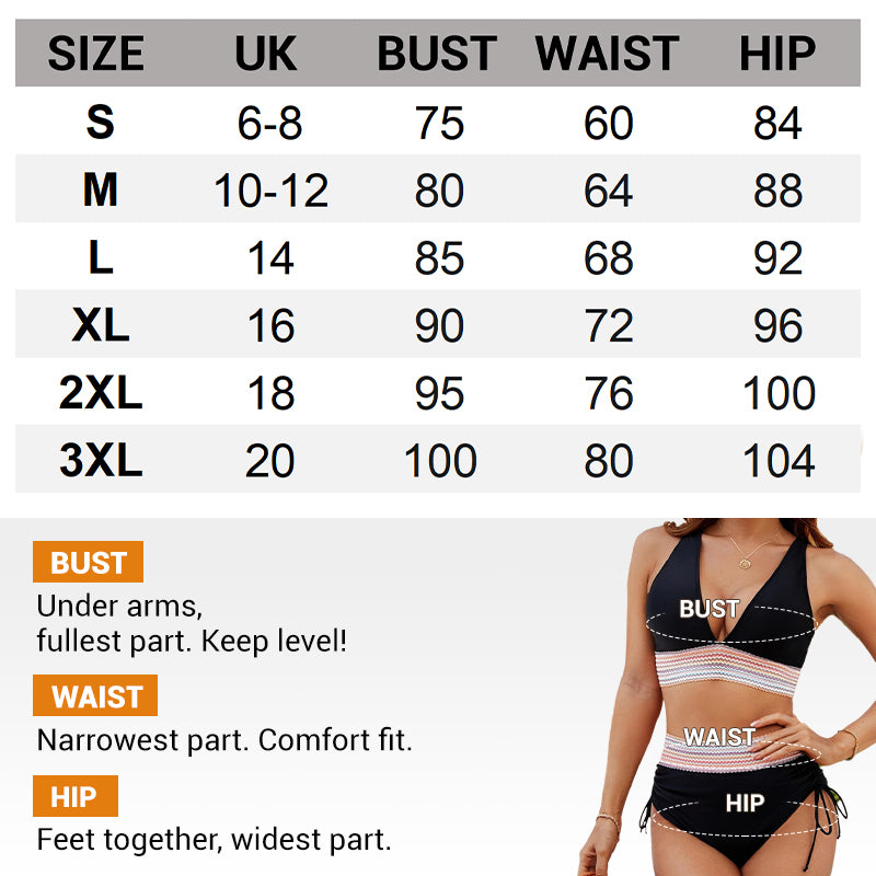 🔥Summer Sale 49% OFF💥👙Tummy Control Color Block Bikini Set
