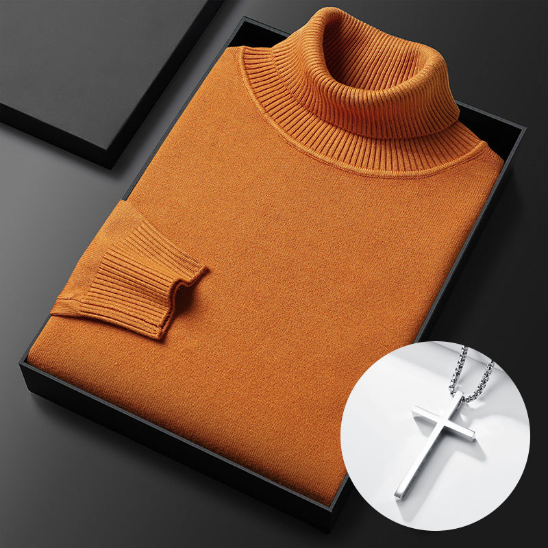 HOT SALE-50% OFF ✨Men's Solid Color Premium Turtleneck Sweater