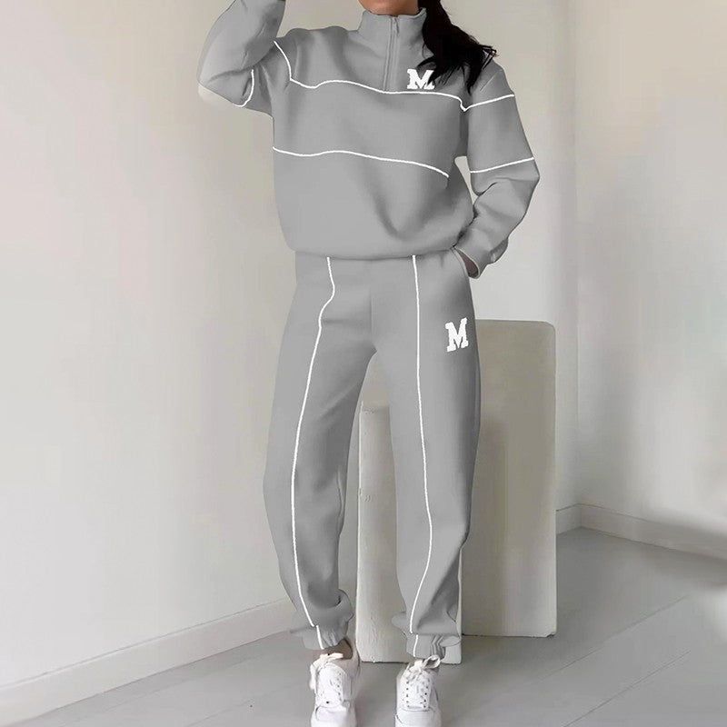 Casual Line Sweatshirt 2-Piece Set