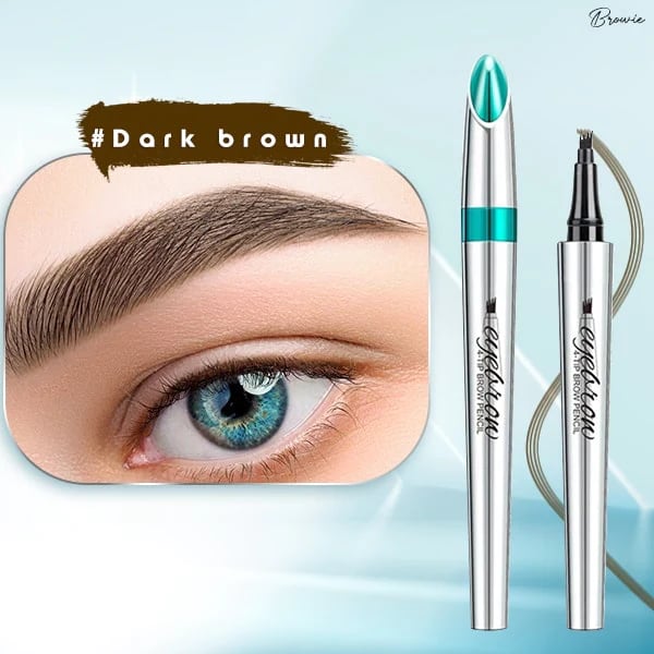 🎉High Quality 3D Waterproof Microblading Eyebrow Pen 4 Fork Tip Tattoo Pencil