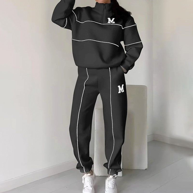 Casual Line Sweatshirt 2-Piece Set