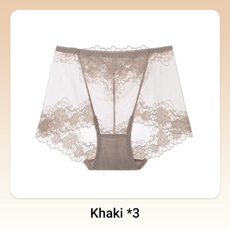 đ§¶ Women's Hand-Crocheted Lace High-Rise Boxer Briefs â Breathable, Vintage Style & Comfortable Fit đž