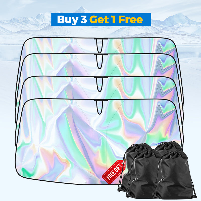 🌞 Summer Hot Sale-50% Off 🌈Laser Car Windshield Sunshade🏖️