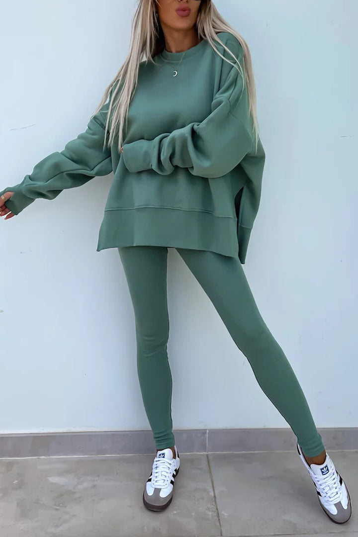 🔥Casual Women Sweatshirt Leggings Set