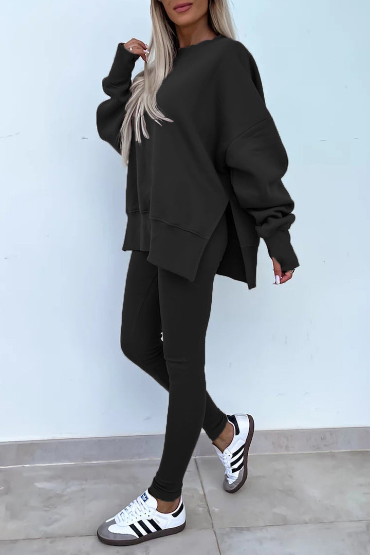 🔥Casual Women Sweatshirt Leggings Set