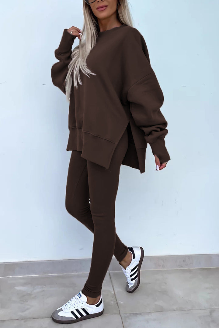 🔥Casual Women Sweatshirt Leggings Set