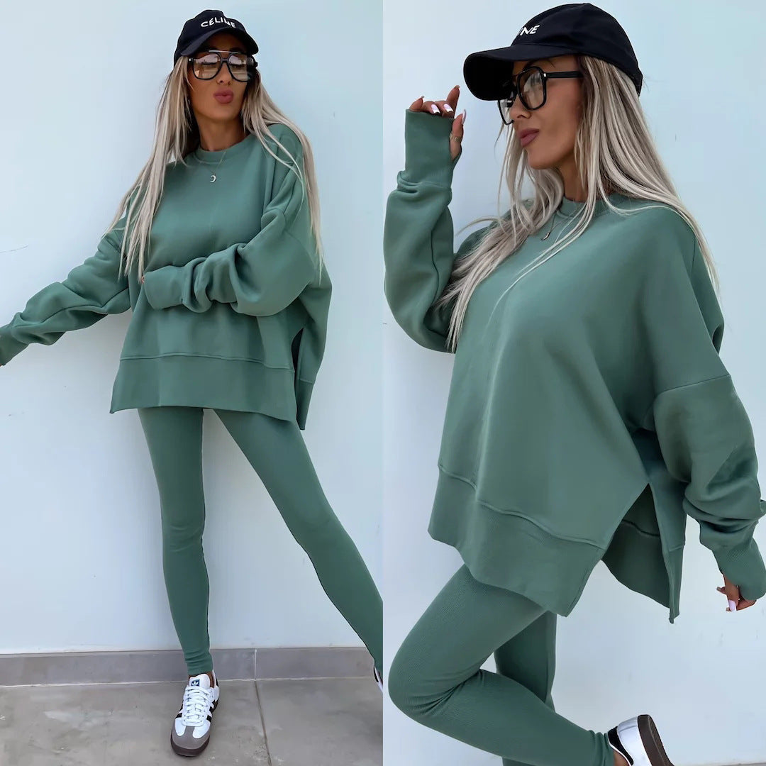 🔥Casual Women Sweatshirt Leggings Set