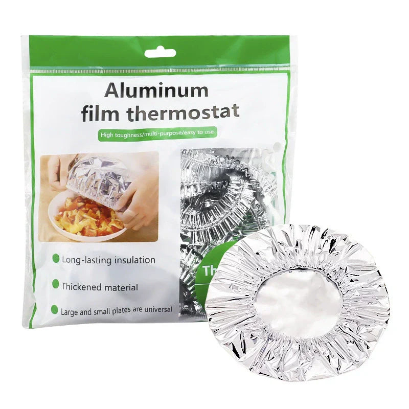 🍲Last Day Sale 50% OFF🔥 Home dining table & food container aluminum foil heat-retaining cover