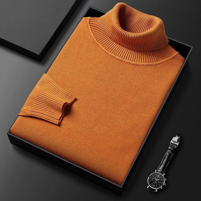 HOT SALE-50% OFF ✨Men's Solid Color Premium Turtleneck Sweater