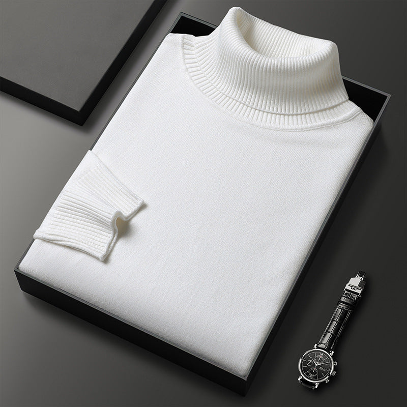 HOT SALE-50% OFF ✨Men's Solid Color Premium Turtleneck Sweater