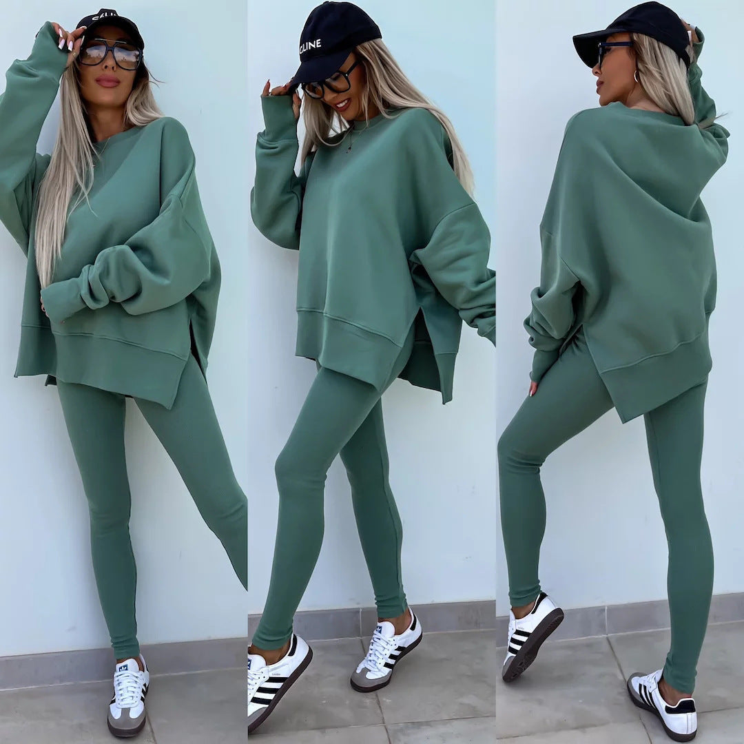 🔥Casual Women Sweatshirt Leggings Set