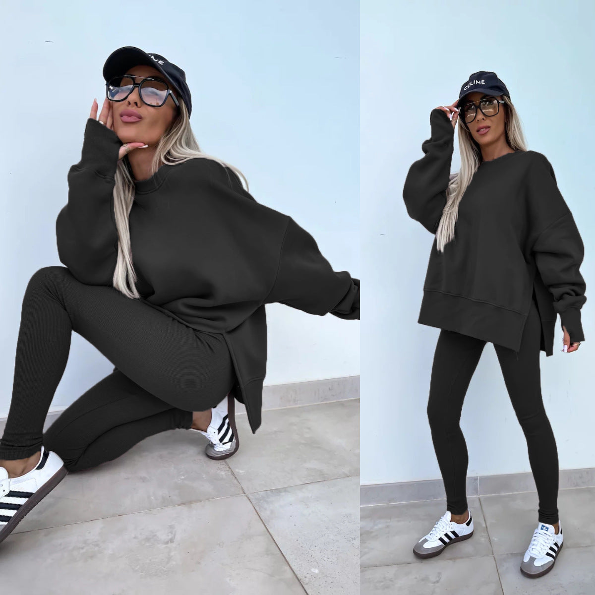🔥Casual Women Sweatshirt Leggings Set