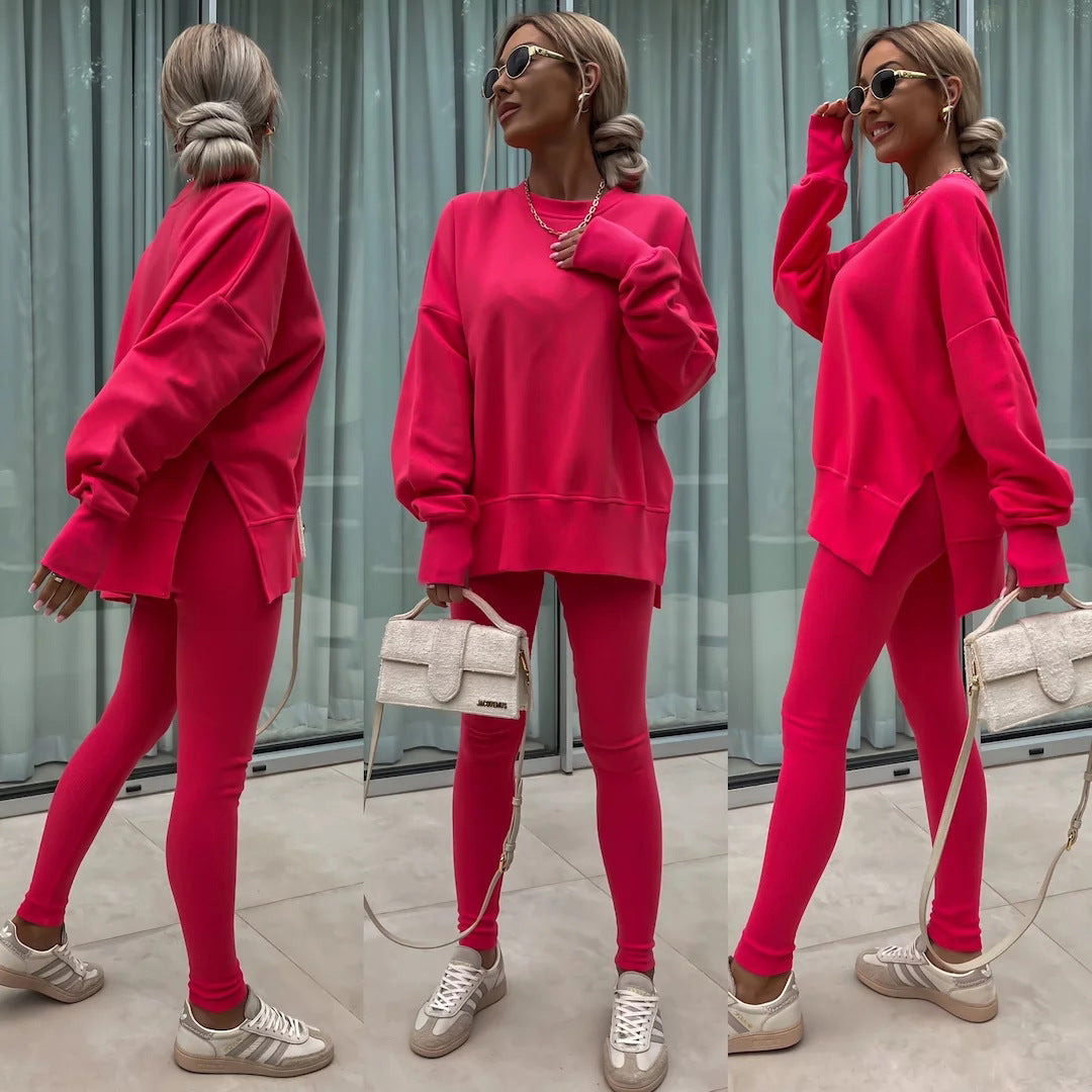 🔥Casual Women Sweatshirt Leggings Set