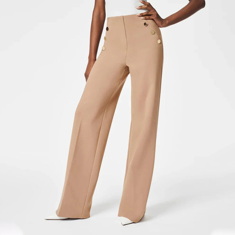 💥Hot Sales-55% OFF💖Women's Plus Size High Stretch High-Waist Wide-Leg Pants