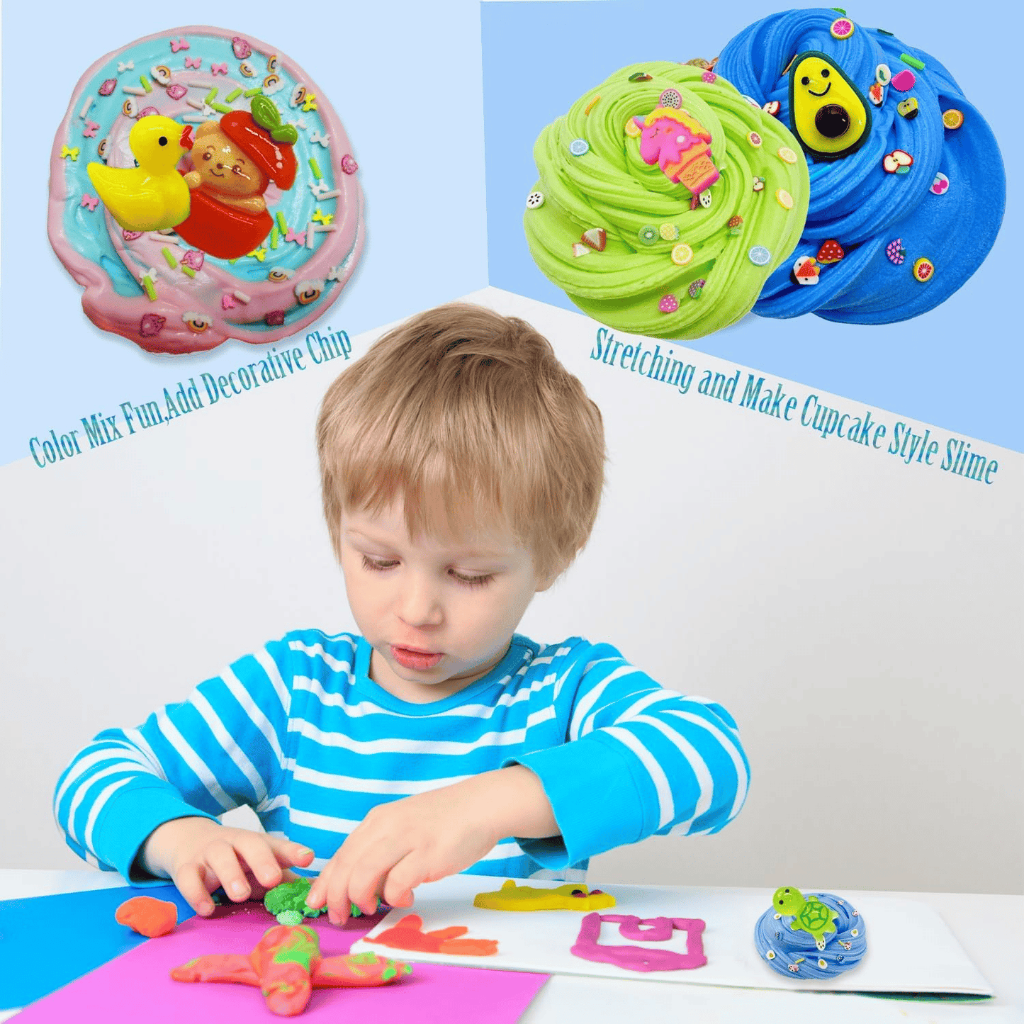 ⏰Christmas Sale 50% OFF!!🎁Super Clay Slime DIY Soft & Squishy Clay Scented Slime Sensory Clay