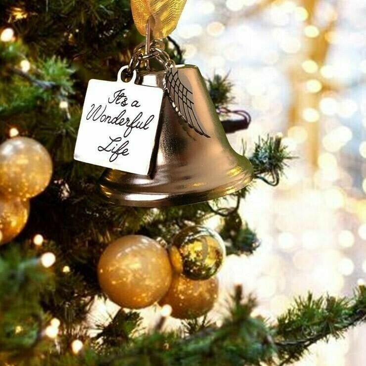 🔔BEST GIFT🔔Memorial Ornaments Angel Wings Bell🎄