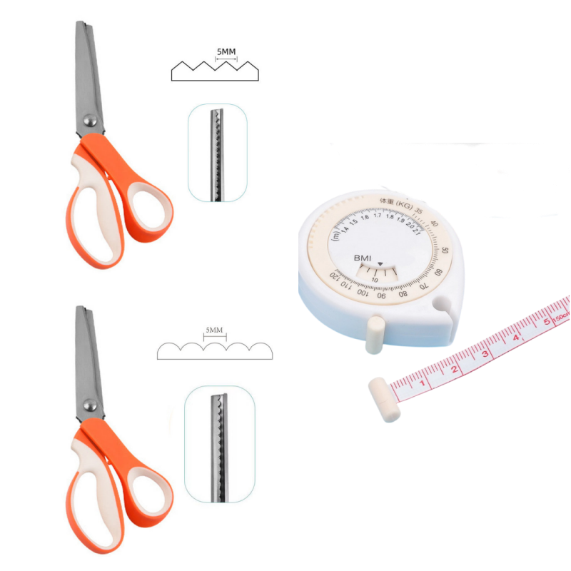 🥳2026 TOP PICK🥳 Pinking Shears Scissors – Stainless Steel, Ergonomic Cushioned Handles – Perfect for Sewing, Quilting & Scrapbooking! 🧵💨