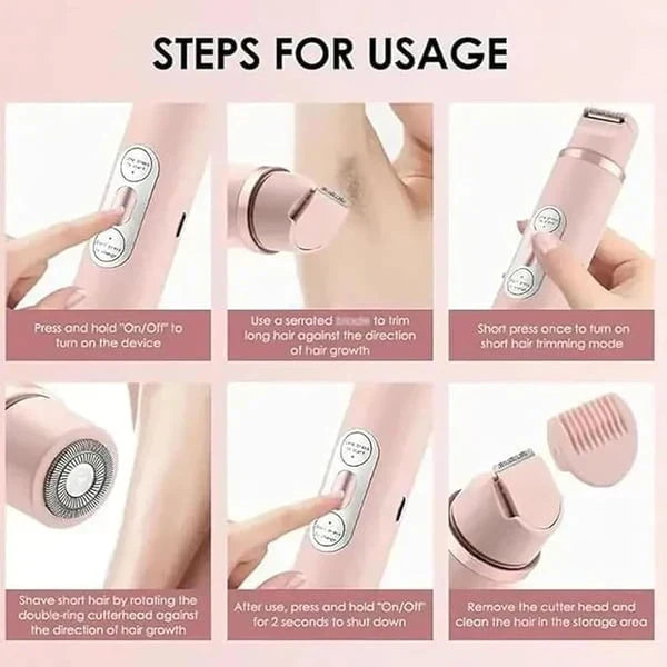 š„Limited Sale 50% OFFš„2-In-1 Women's Electric Cordless Shaver