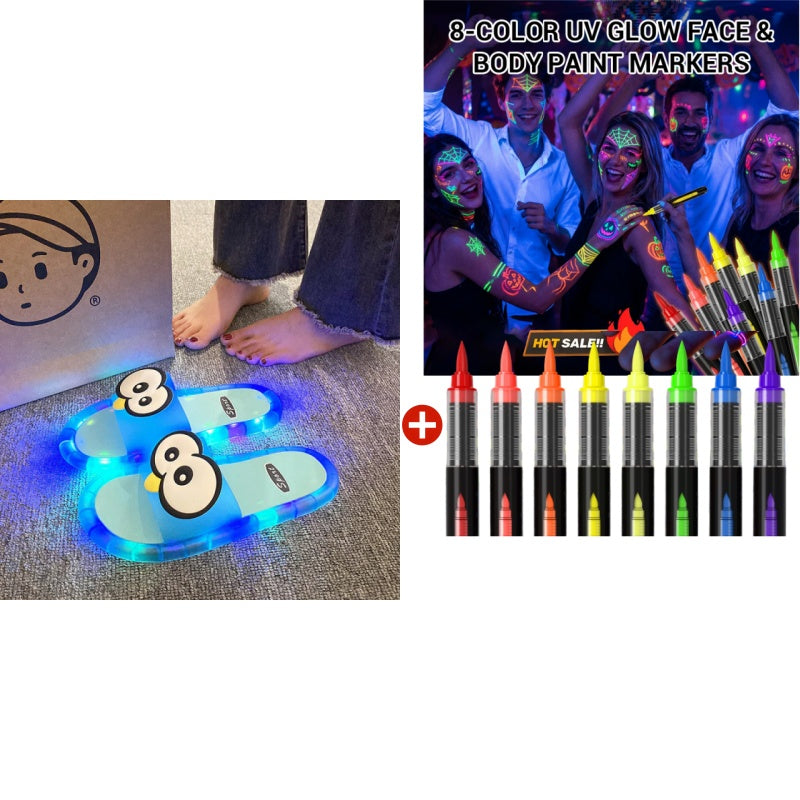 ๐ฃ๐ฃCute slippers with cartoon motifs that glow