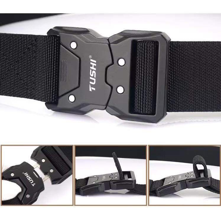 😎Tactical elasticated belt with quick-release buckle✨