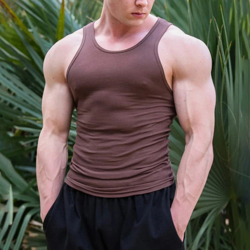๐ช๐ Muscle Fit Tank Top for Men โ Slim, Strong, Stylish