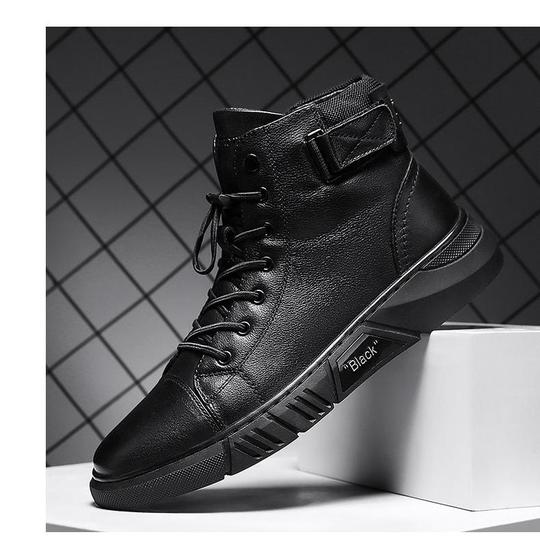 š Hot Sale 49% OFF š„MARTINI' BLACK LEATHER BOOTS