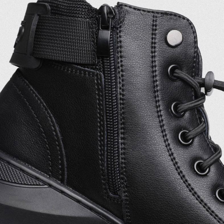 š Hot Sale 49% OFF š„MARTINI' BLACK LEATHER BOOTS