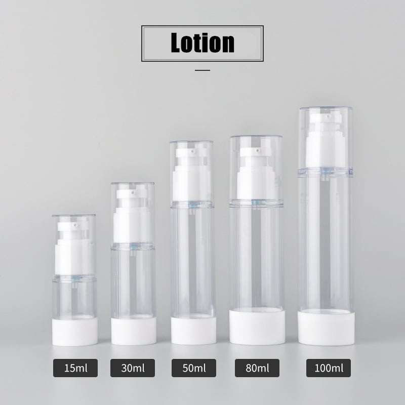 3 Pcs Vacuum Cosmetic Travel Bottles