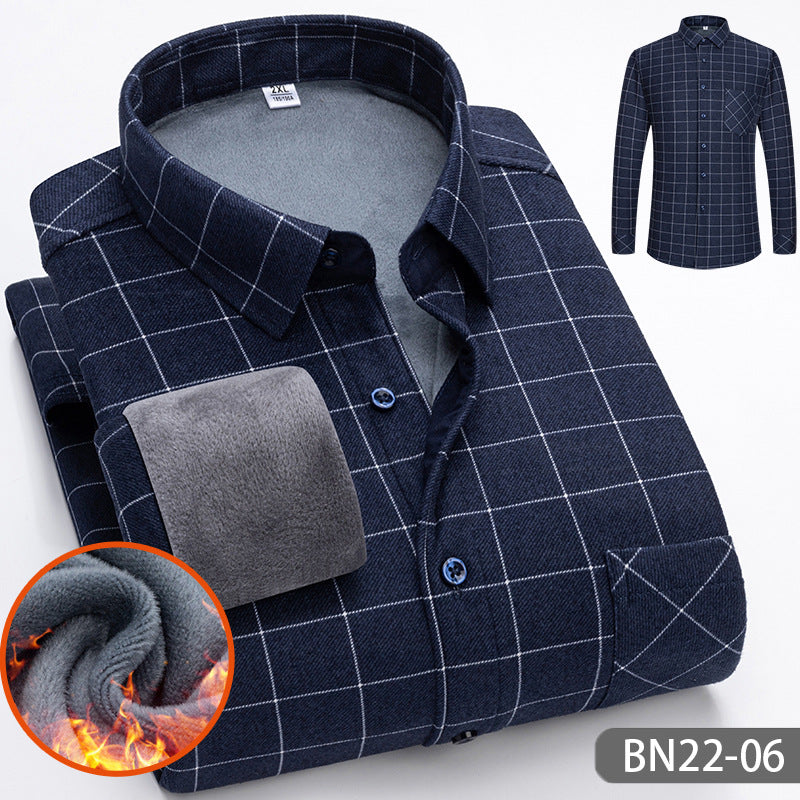š¤FLASH SALEšAutumn and winter men's casual thickened warm shirts