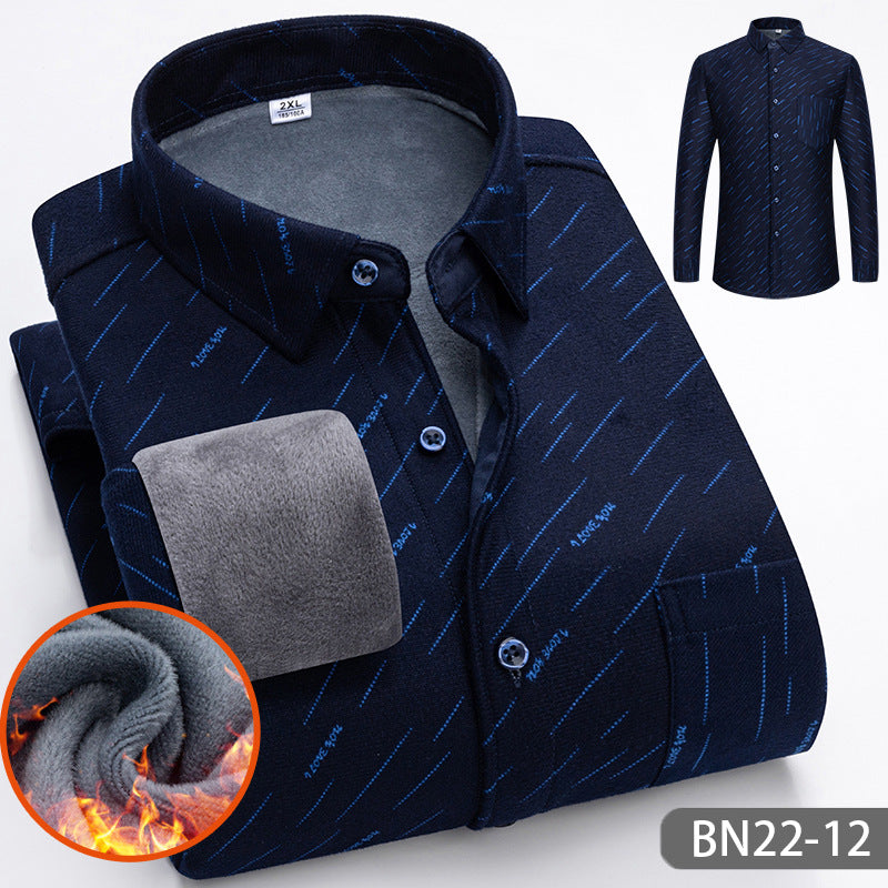 š¤FLASH SALEšAutumn and winter men's casual thickened warm shirts