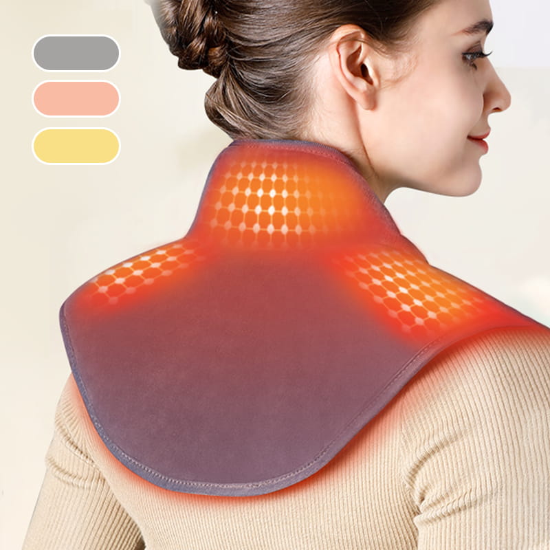 🔥This week's special price: £19.99!!🔥Electric Neck and Shoulder Heating Pad with Vibration