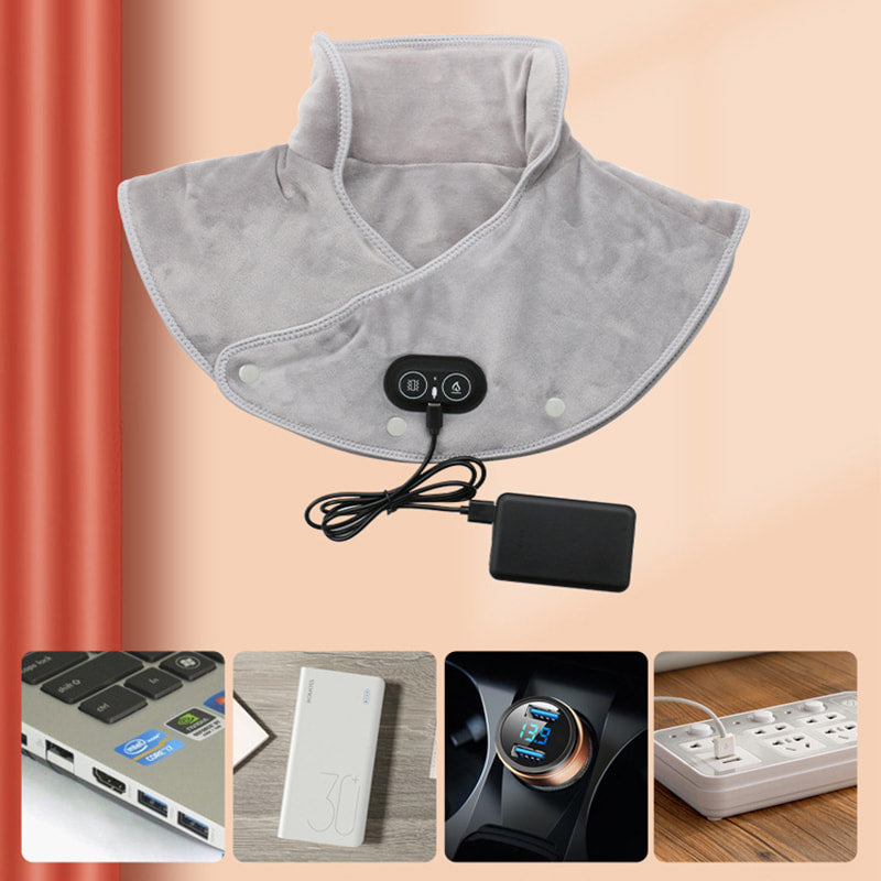 🔥This week's special price: £19.99!!🔥Electric Neck and Shoulder Heating Pad with Vibration