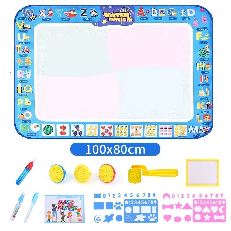 š„Last Day Promotion 50% OFFšWater Doodle Mat ,Aqua Painting Drawing Mat Mess Free Learning Toy Mat